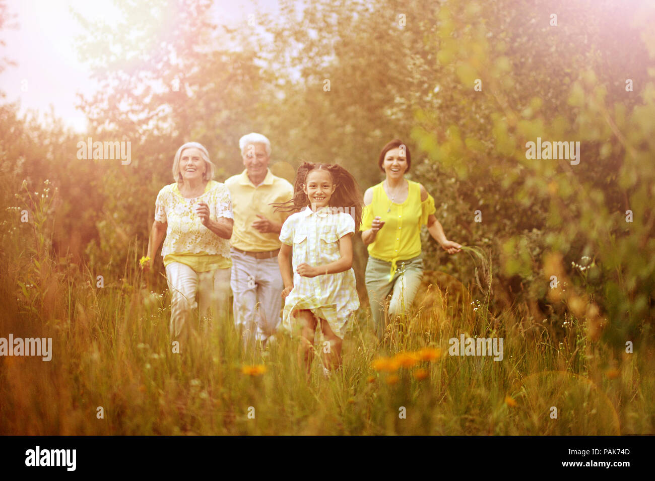 Child resting grass hi-res stock photography and images - Alamy