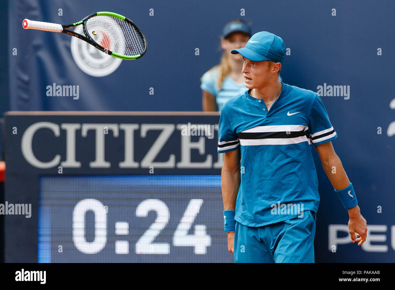 Young german tennis player Rudolf Molleker Stock Photo - Alamy