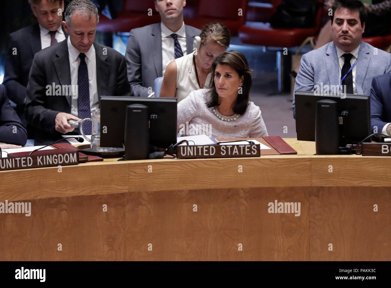 Un Palestinian Representative Nikki haley un palestine hi-res stock photography and images - Alamy