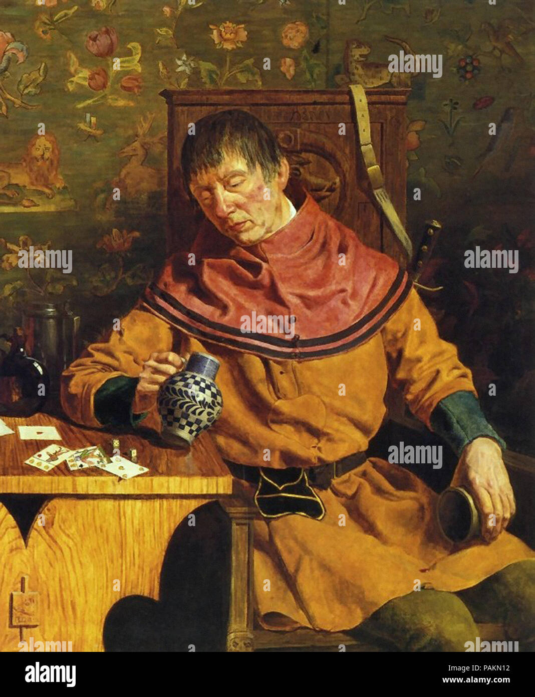 Marks Henry Stacy Portrait of Bardolph (from Henry IV Part I Stock