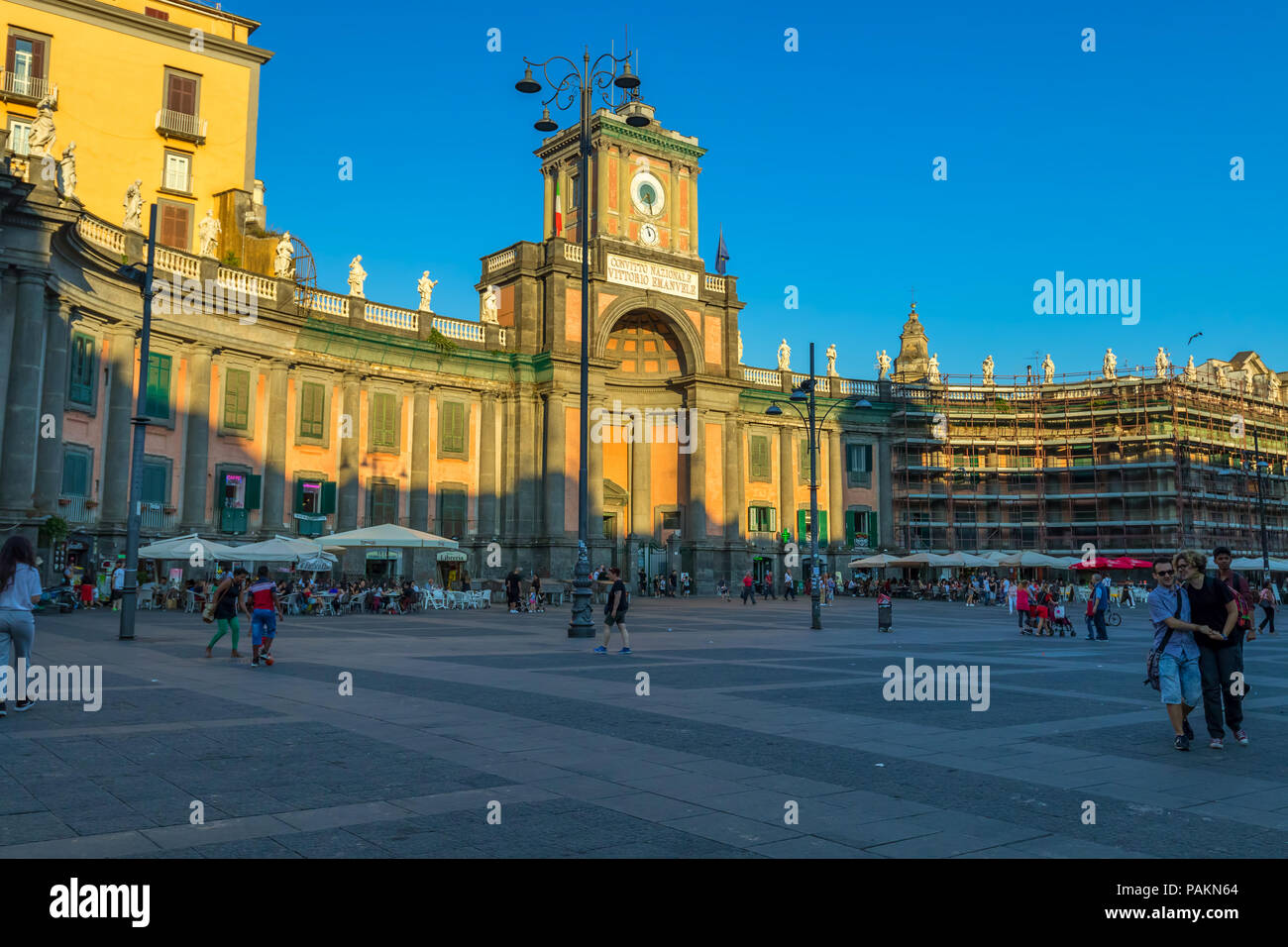 Naples italy piazza dante hi-res stock photography and images - Alamy