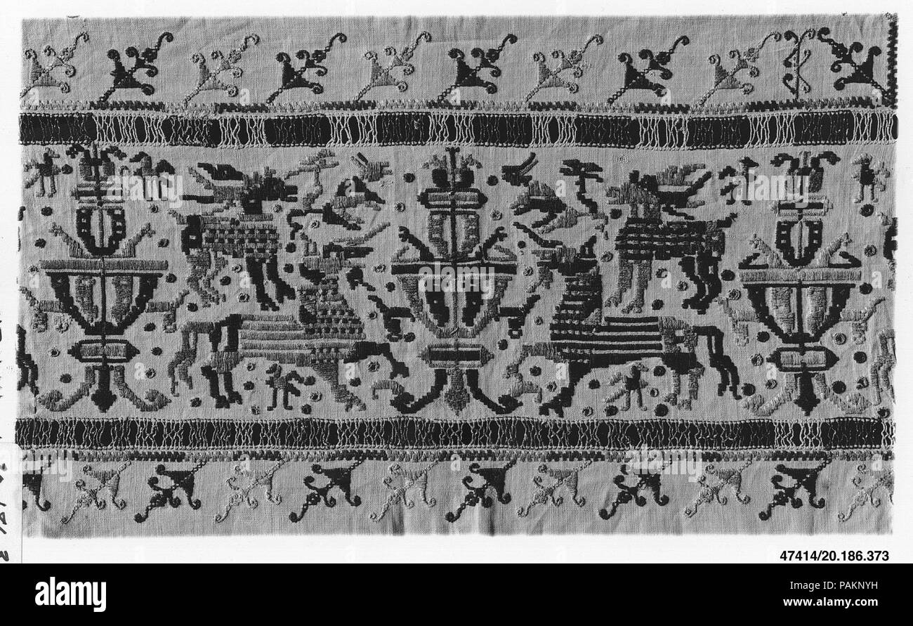 Altar cloth. Culture: Italian, possibly Sicily. Dimensions: L. 44 1/2 x W. 71 inches  113.0 x 180.3 cm. Date: early 16th century. Museum: Metropolitan Museum of Art, New York, USA. Stock Photo