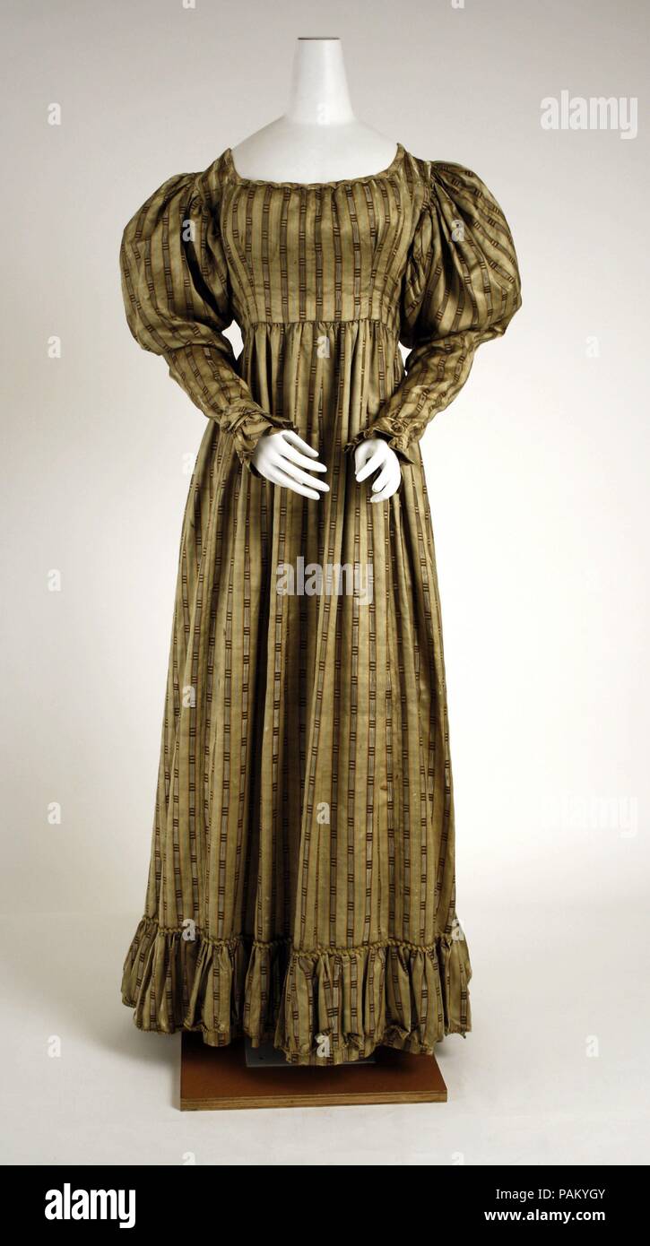 Dress. Culture: European. Date: ca. 1820. Museum: Metropolitan Museum of  Art, New York, USA Stock Photo - Alamy