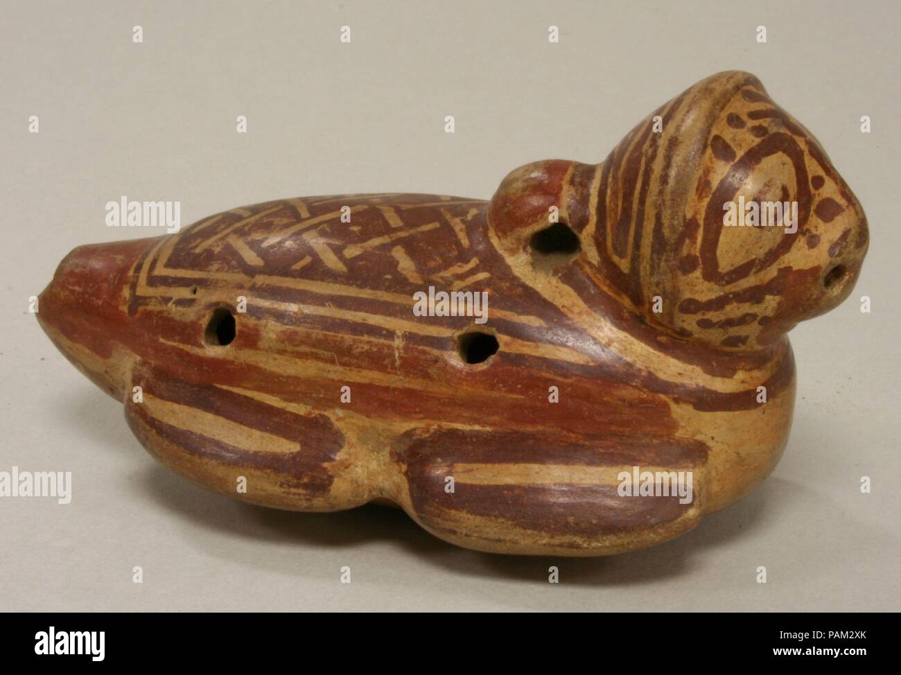 Ocarina. Culture GuanacasteNicoya. Dimensions H. 2 3/8 x W. 2 3/8 x
