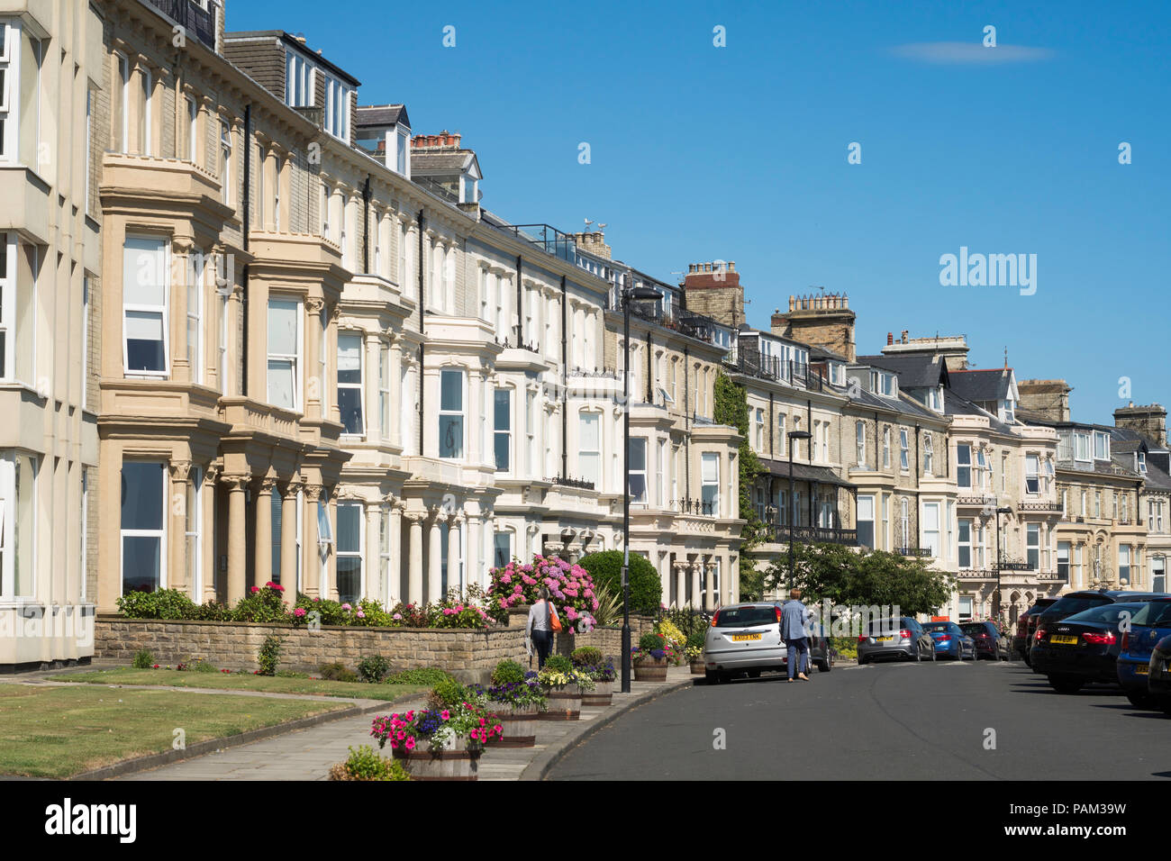 Percy Gardens, a Victorian crescent within Tynemouth, north east