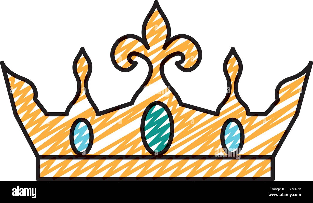 doodle metal crown luxury royal style Stock Vector Image & Art - Alamy