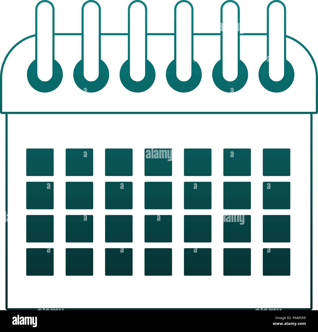 Calendar schedule symbol blue lines Stock Vector Image & Art - Alamy