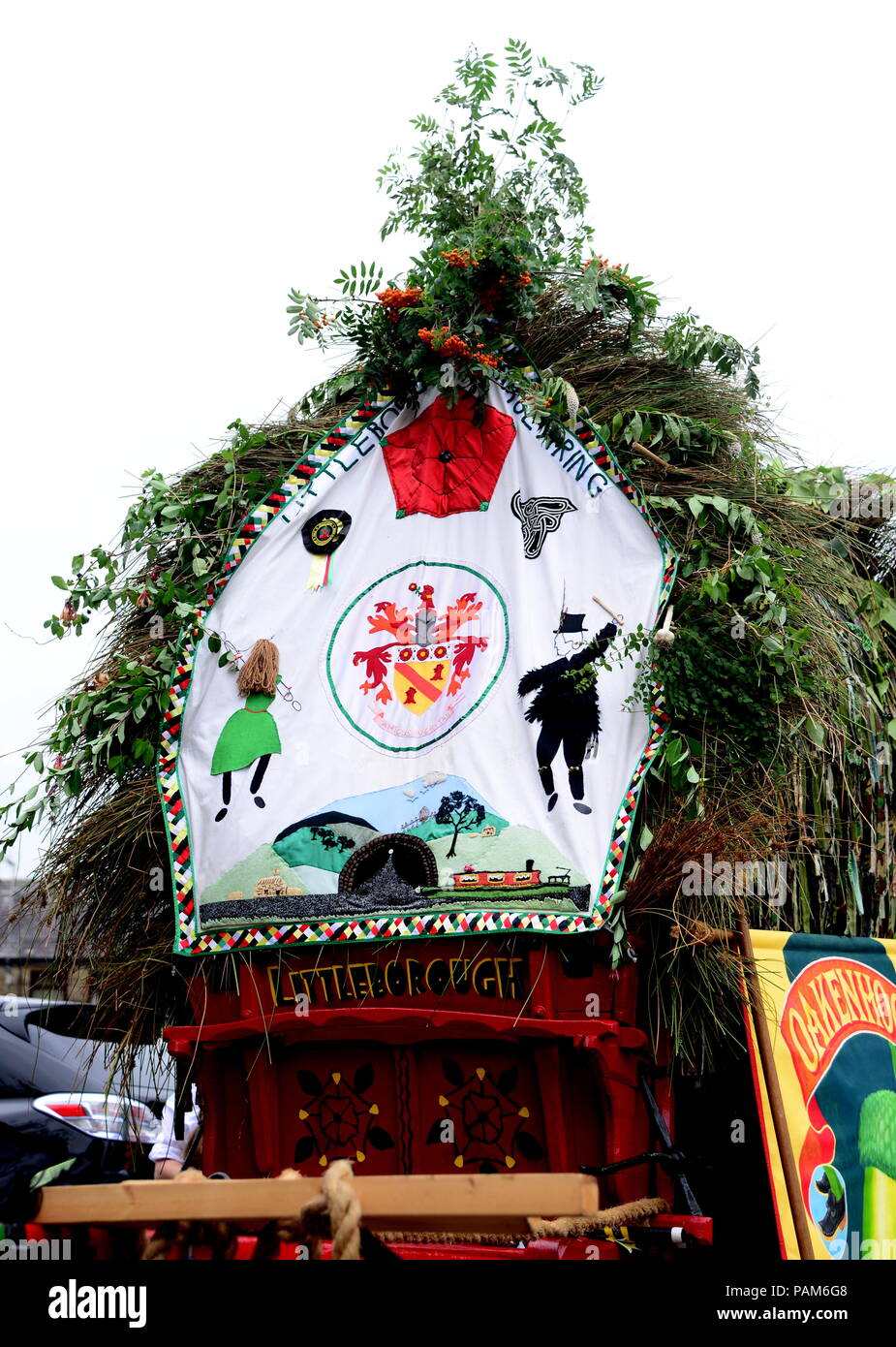 Rushbearing festival Stock Photo