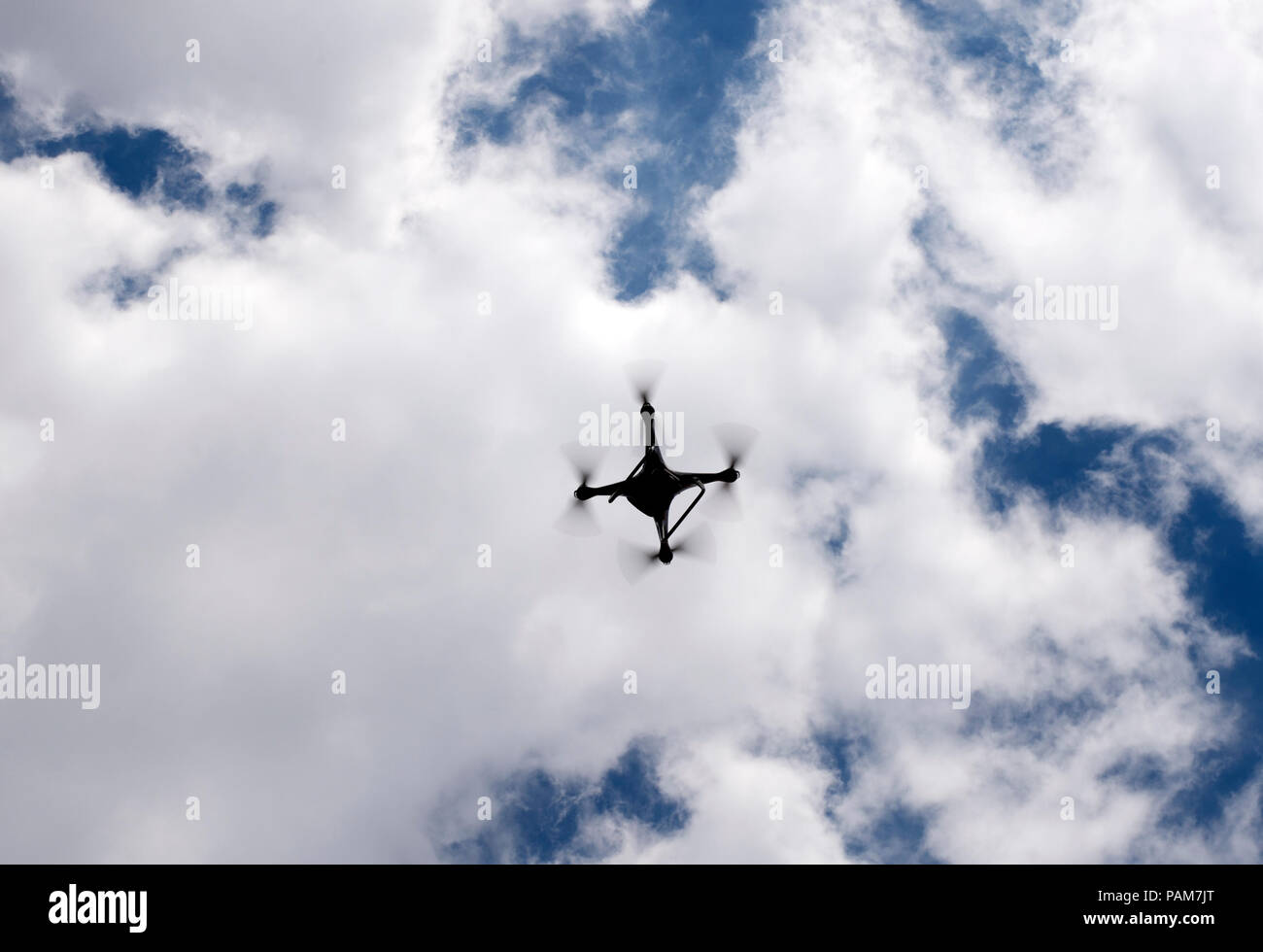 Hackney, London. London Fields. Drone; phantom; Stock Photo