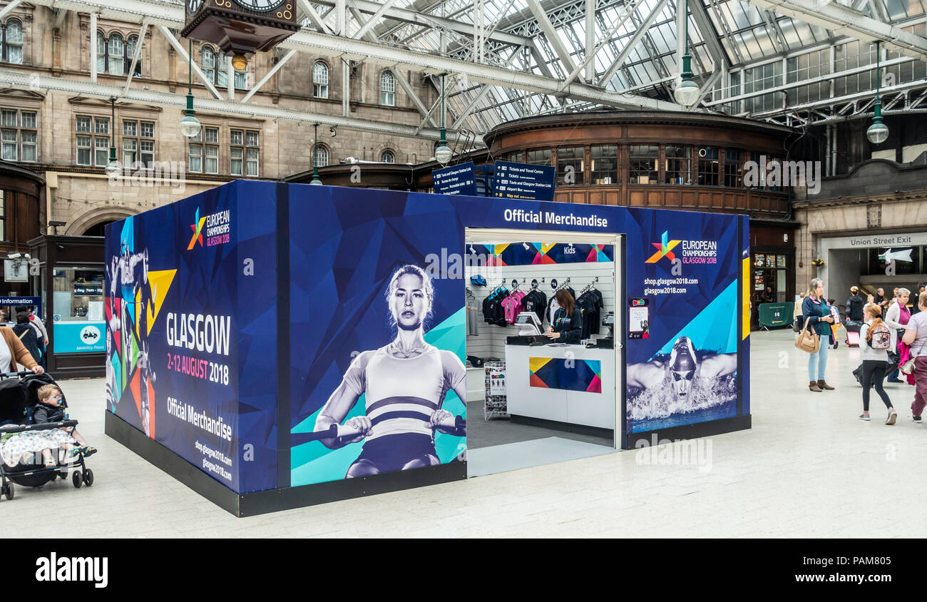 A Official Merchandise shop of Glasgow 2018, the multisport European