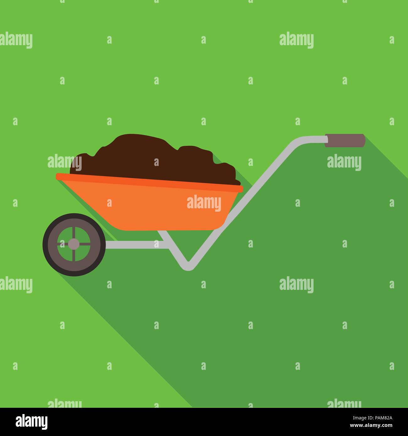 agriculture barrow carry cart concept construction element