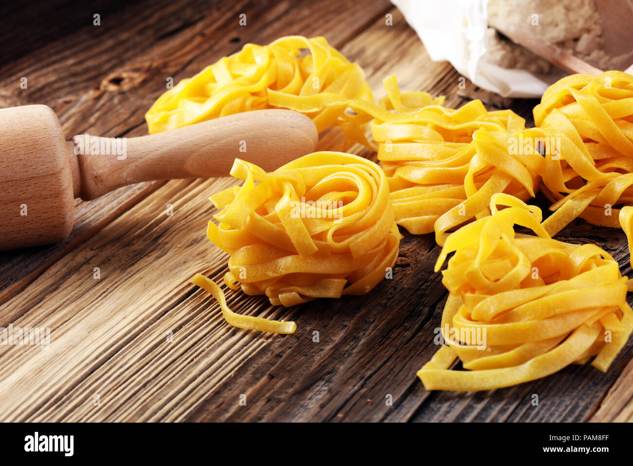 pasta on rustic background. Diet and food concept Stock Photo - Alamy
