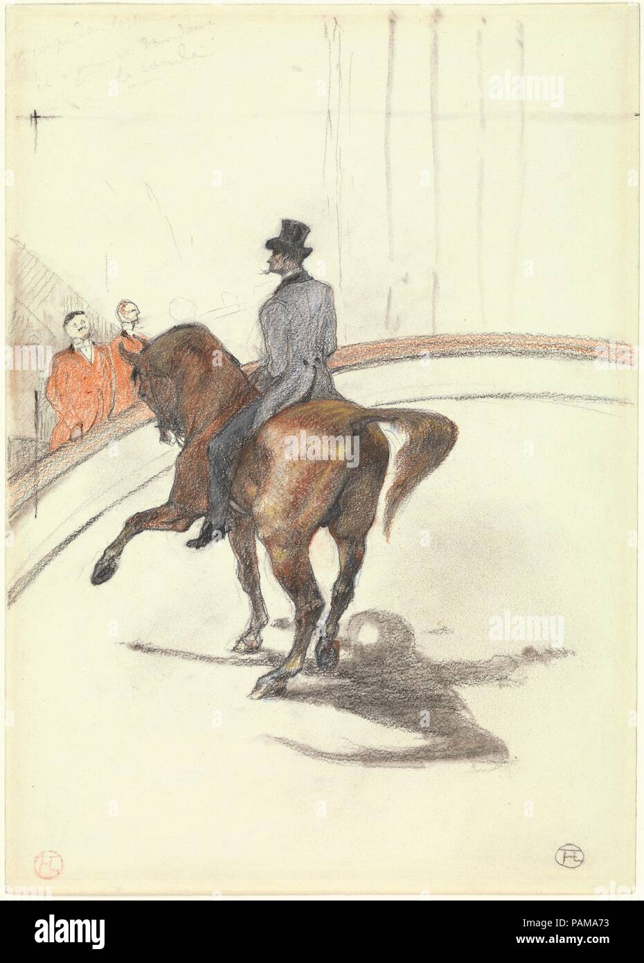 At The Circus The Spanish Walk Au Cirque Le Pas Espagnol Artist Henri De Toulouse Lautrec French Albi 1864 1901 Saint Andre Du Bois Dimensions 13 3 4 X 9 13 16 In 35 X 25 Cm Date 19