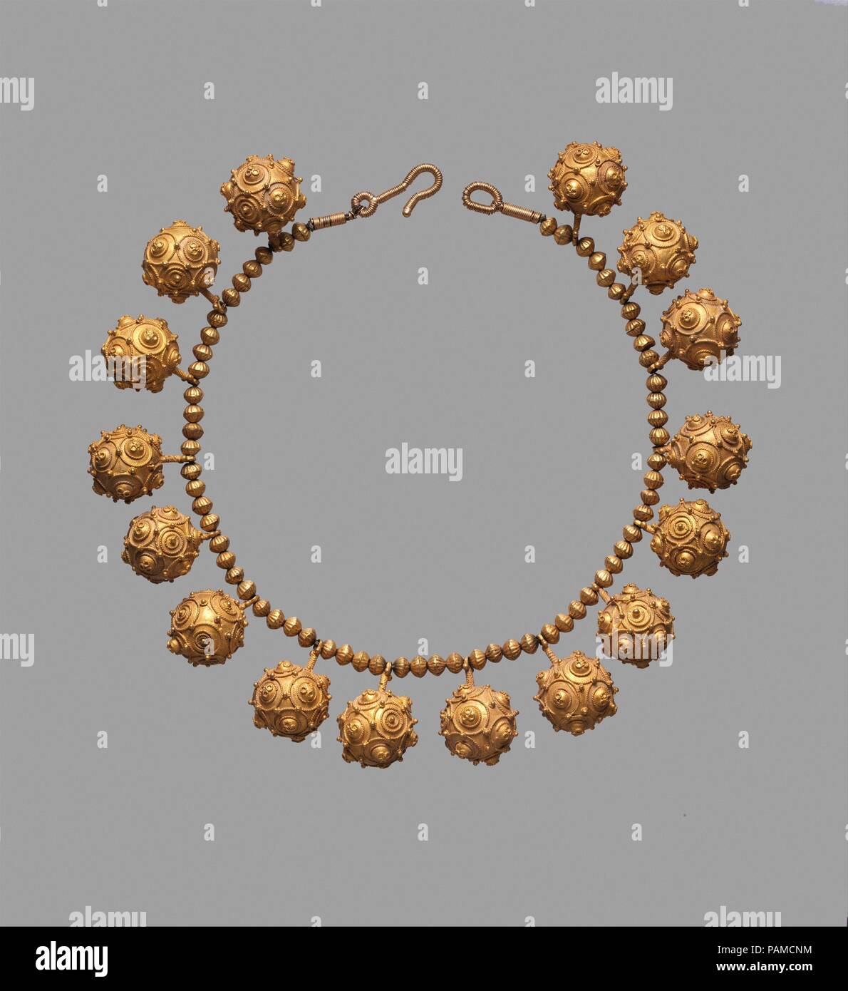 Necklace. Dimensions: H. 16 in. (40.6 