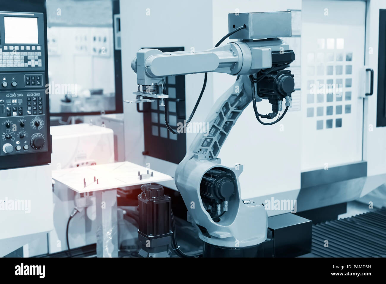 Robotic And Automation System Control Application On Automate Robot Arm Robotic And Automation System Control Application On Automate Robot Arm