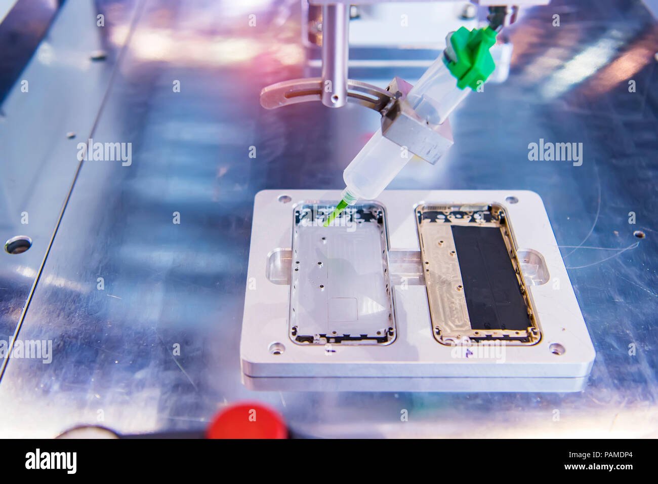technology of nozzle device and needle of automatic glue dispenser