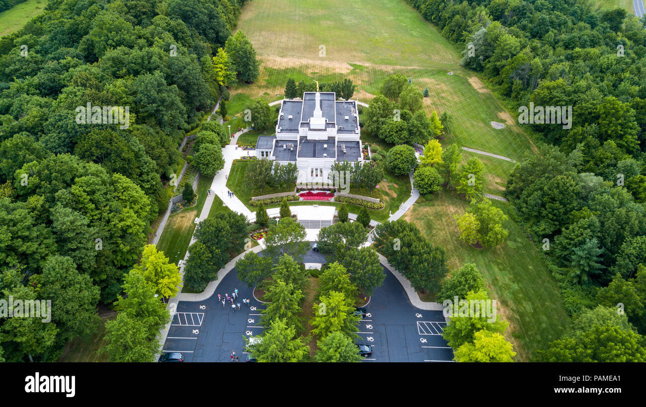 Palmyra New York Temple, Palmyra, New York, USA Stock Photo Alamy
