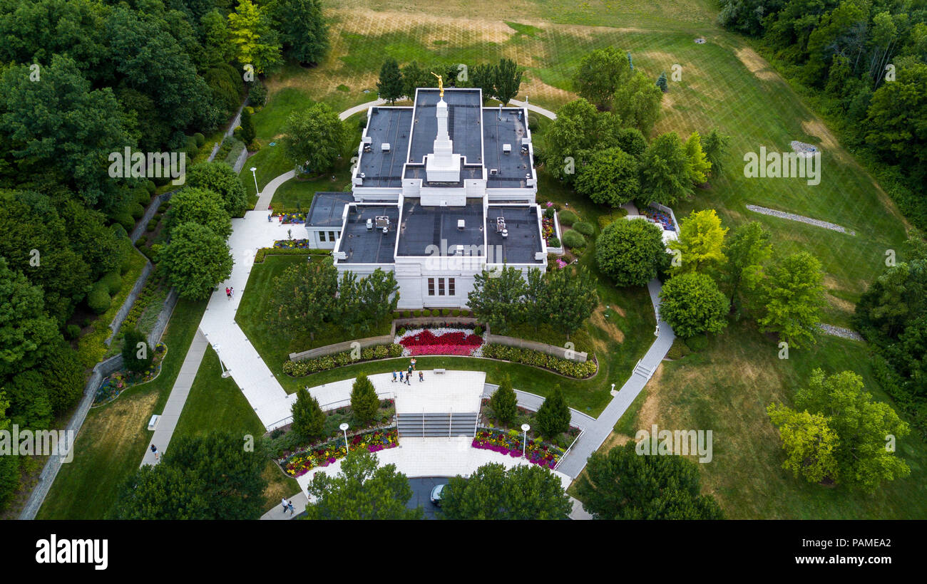 Palmyra New York Temple, Palmyra, New York, USA Stock Photo Alamy