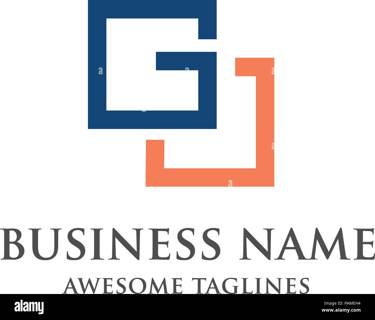 Great Square Letter G Logo (674301)