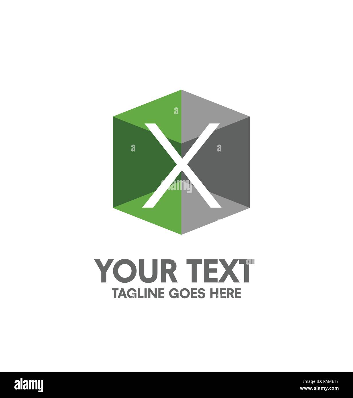 creative letter X logo, Abstract business logo design template, modern ...