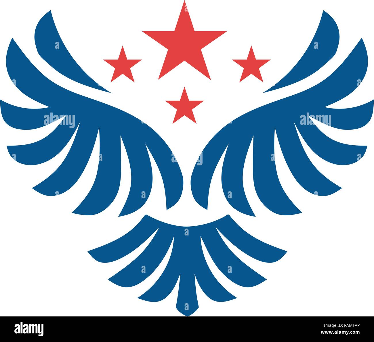 Vector star wings logo, Wing logo company, icon wing flying, eagle wing