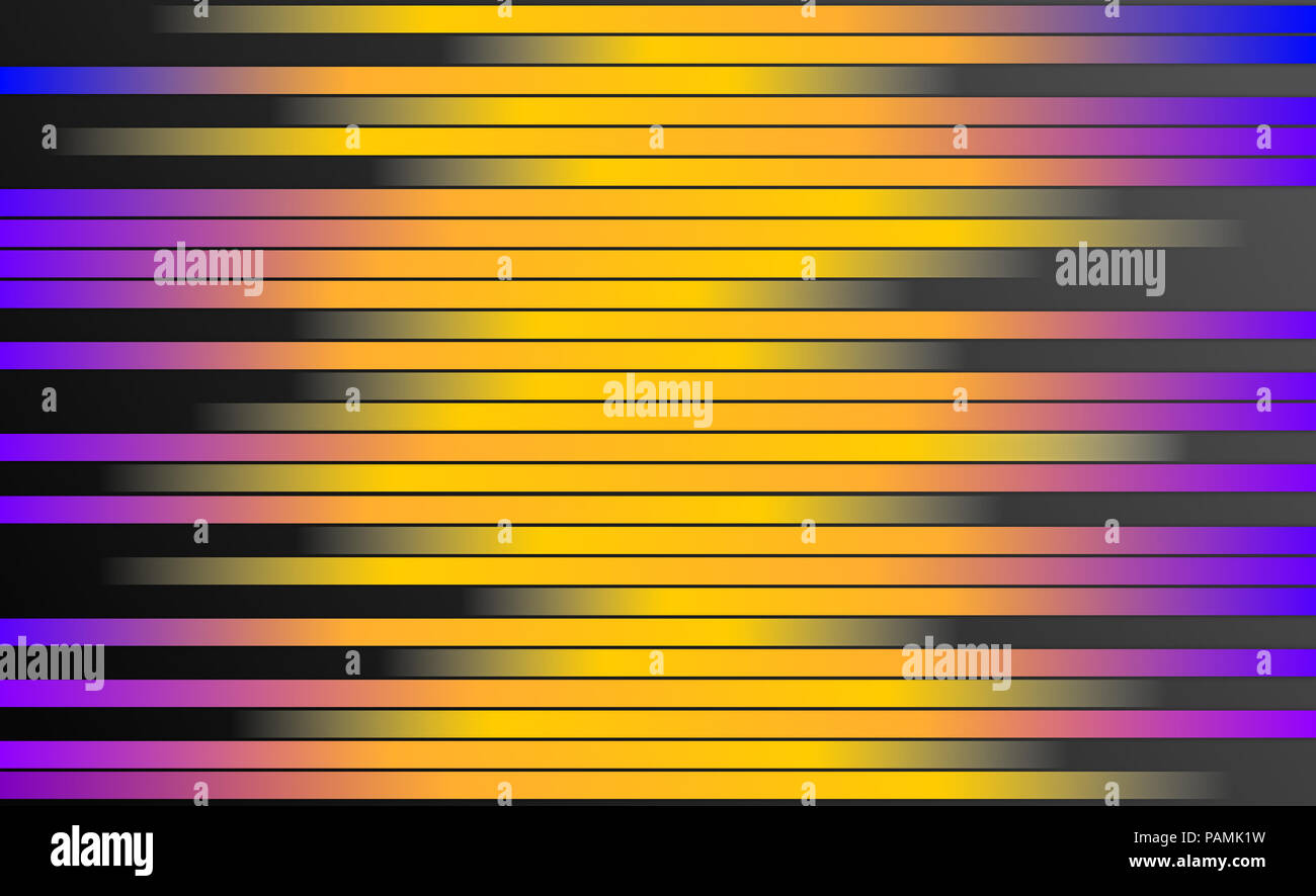 Retro effect colorful stripes background - Abstract bars style digital ...