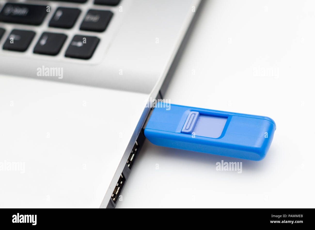 Copying files saved from a backup on a usb stick in order to recover files  Stock Photo - Alamy