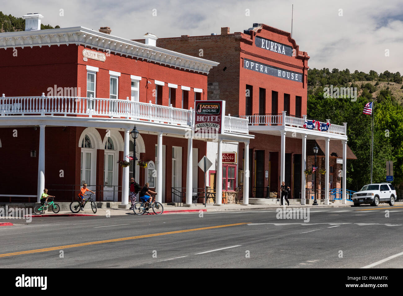 Jackson House Hotel and Eureka County Opera House in Eureka, Nevada