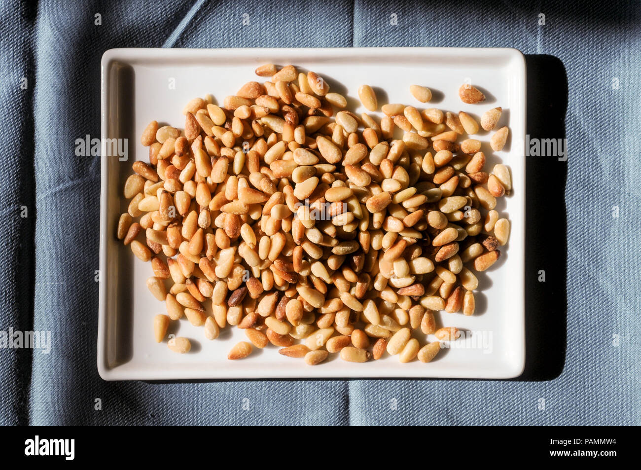 Roasted pine nuts Stock Photo Alamy