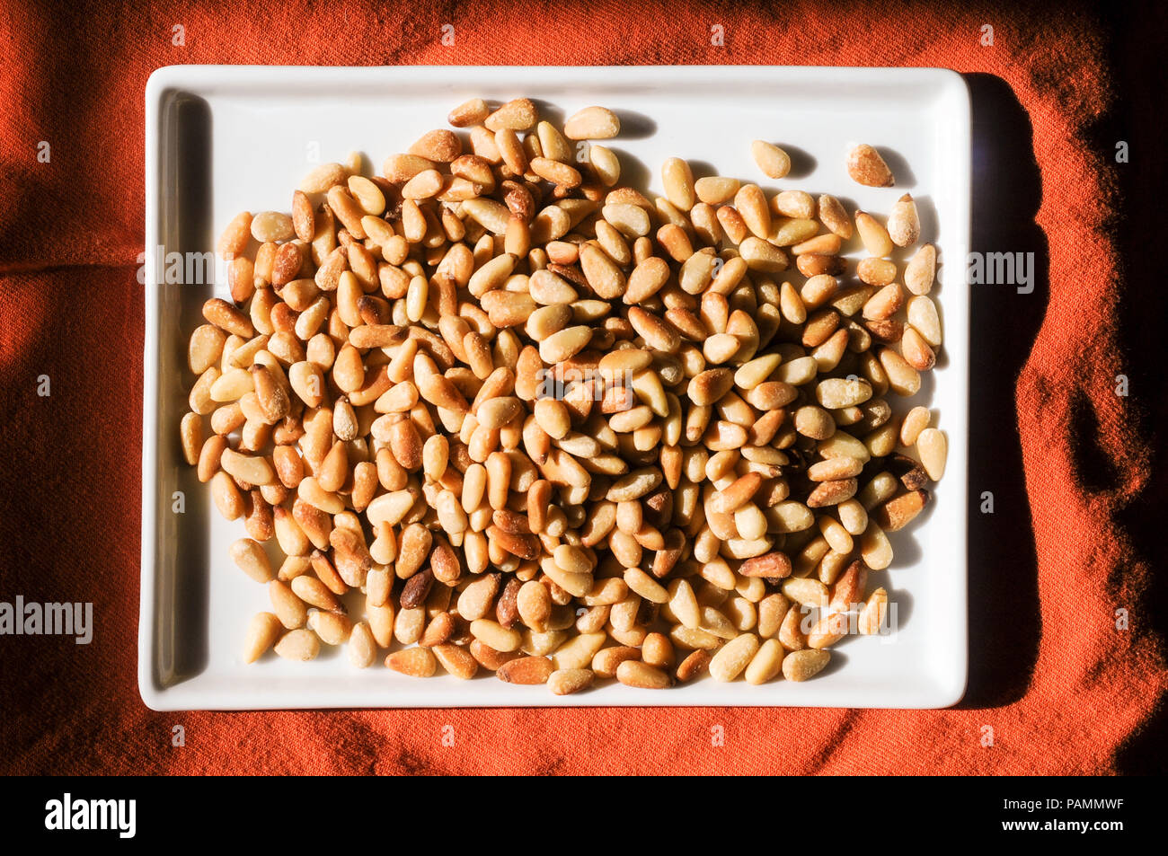 Roasted pine nuts Stock Photo Alamy