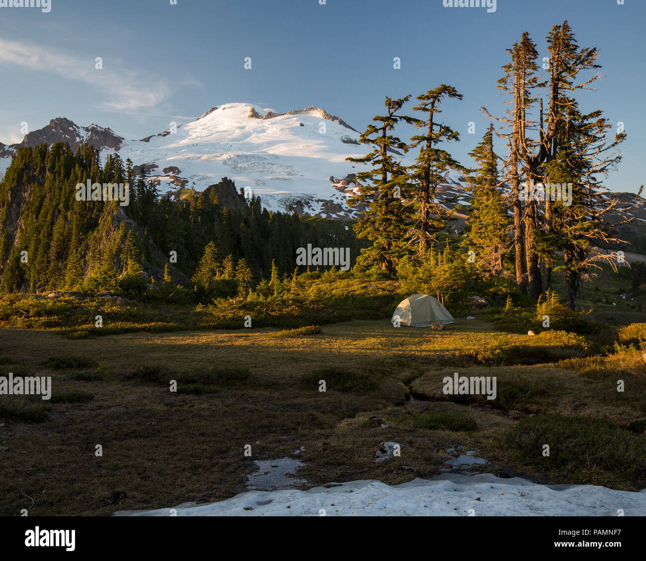 Mount Baker from Park Butte in Mount Baker National Recreation Area ...