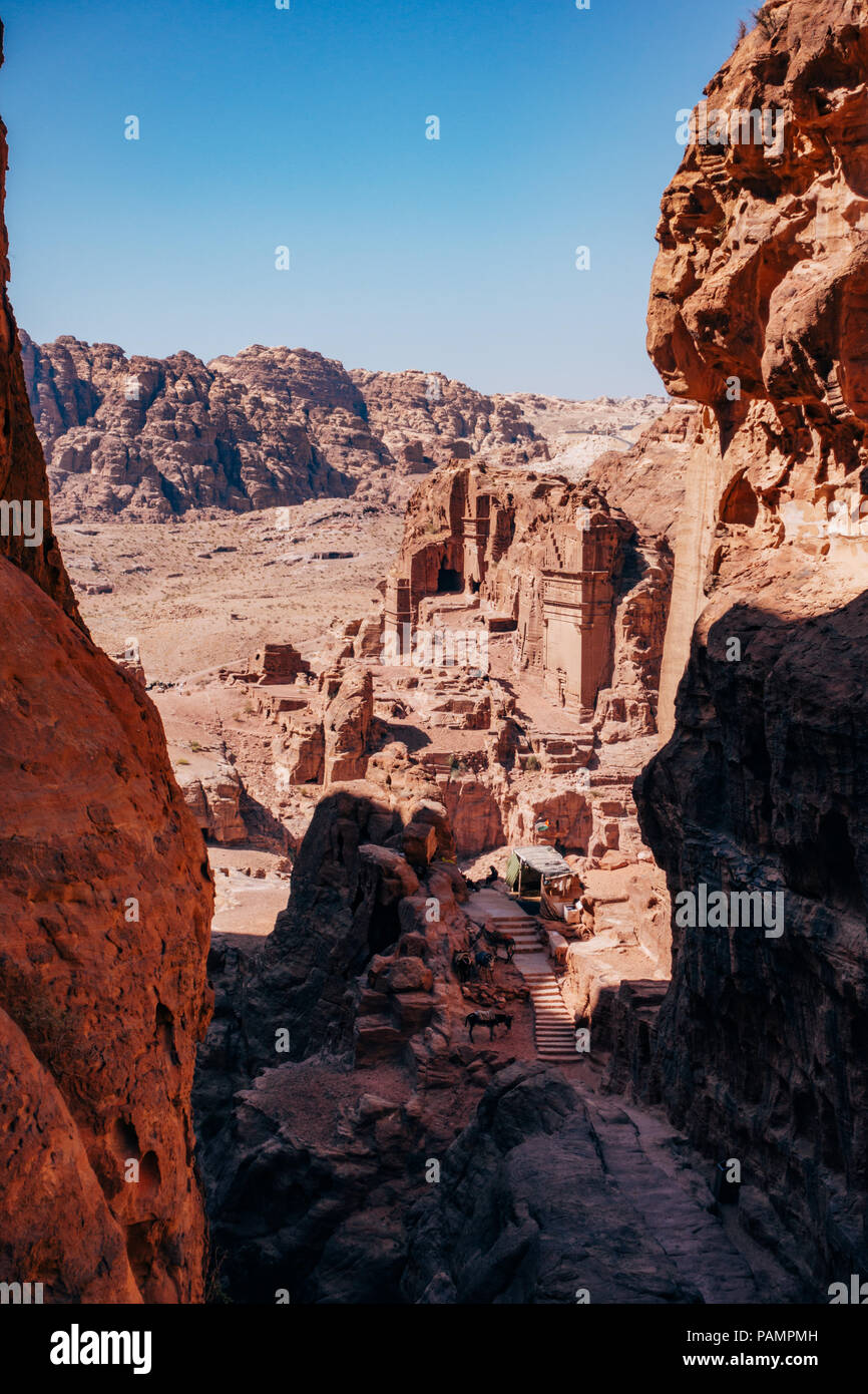 Jordan petra aerial hi-res stock photography and images - Alamy