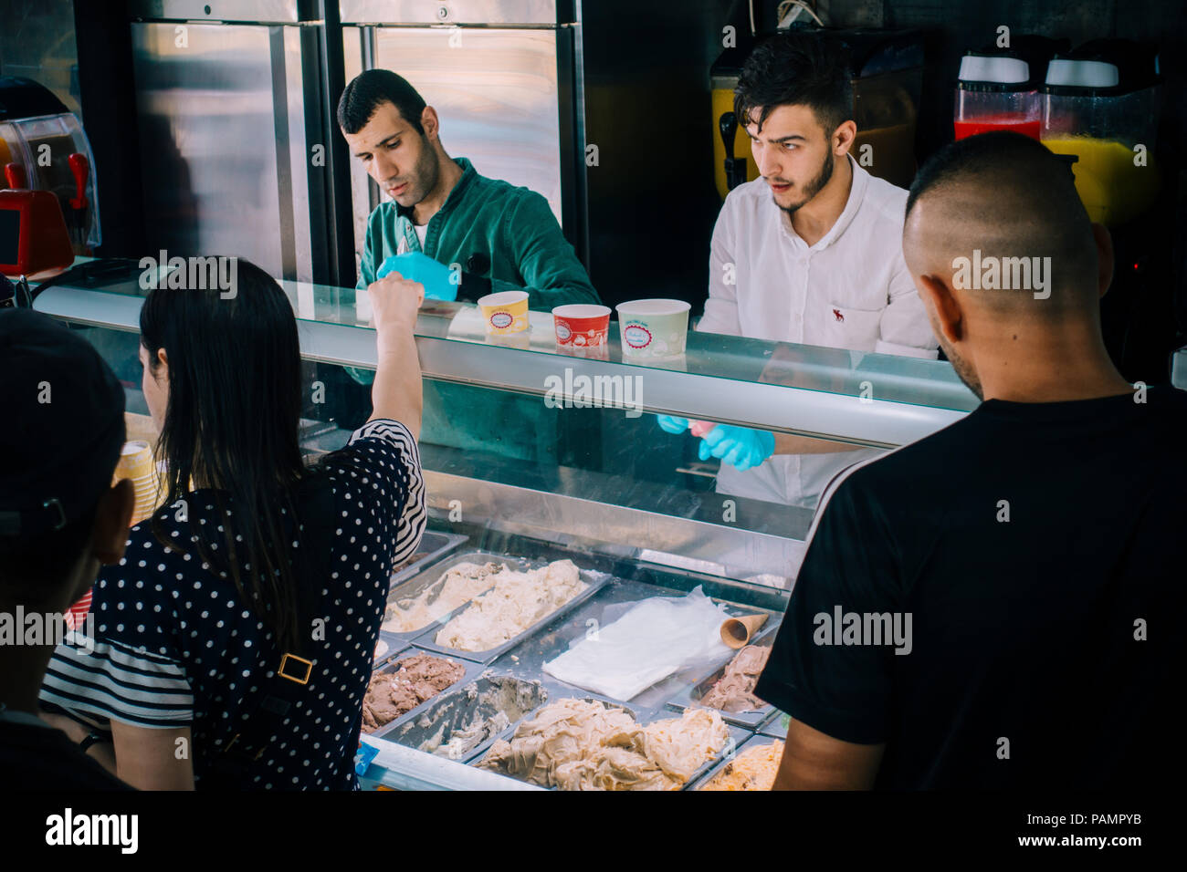 Ice cream parlour interior hires stock photography and images Alamy