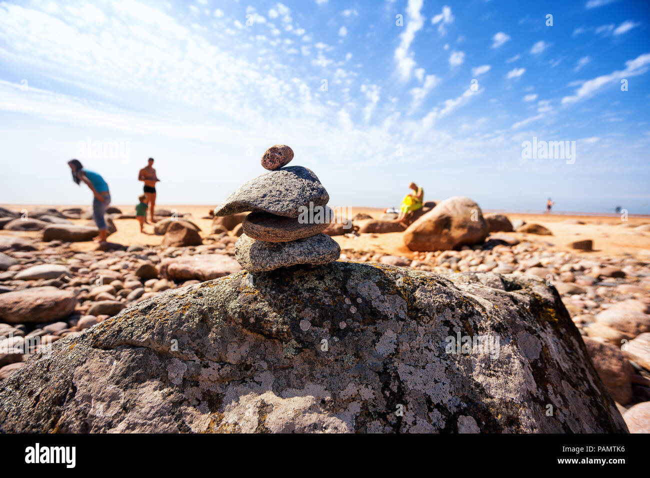 Cairn on the coast hi-res stock photography and images - Alamy