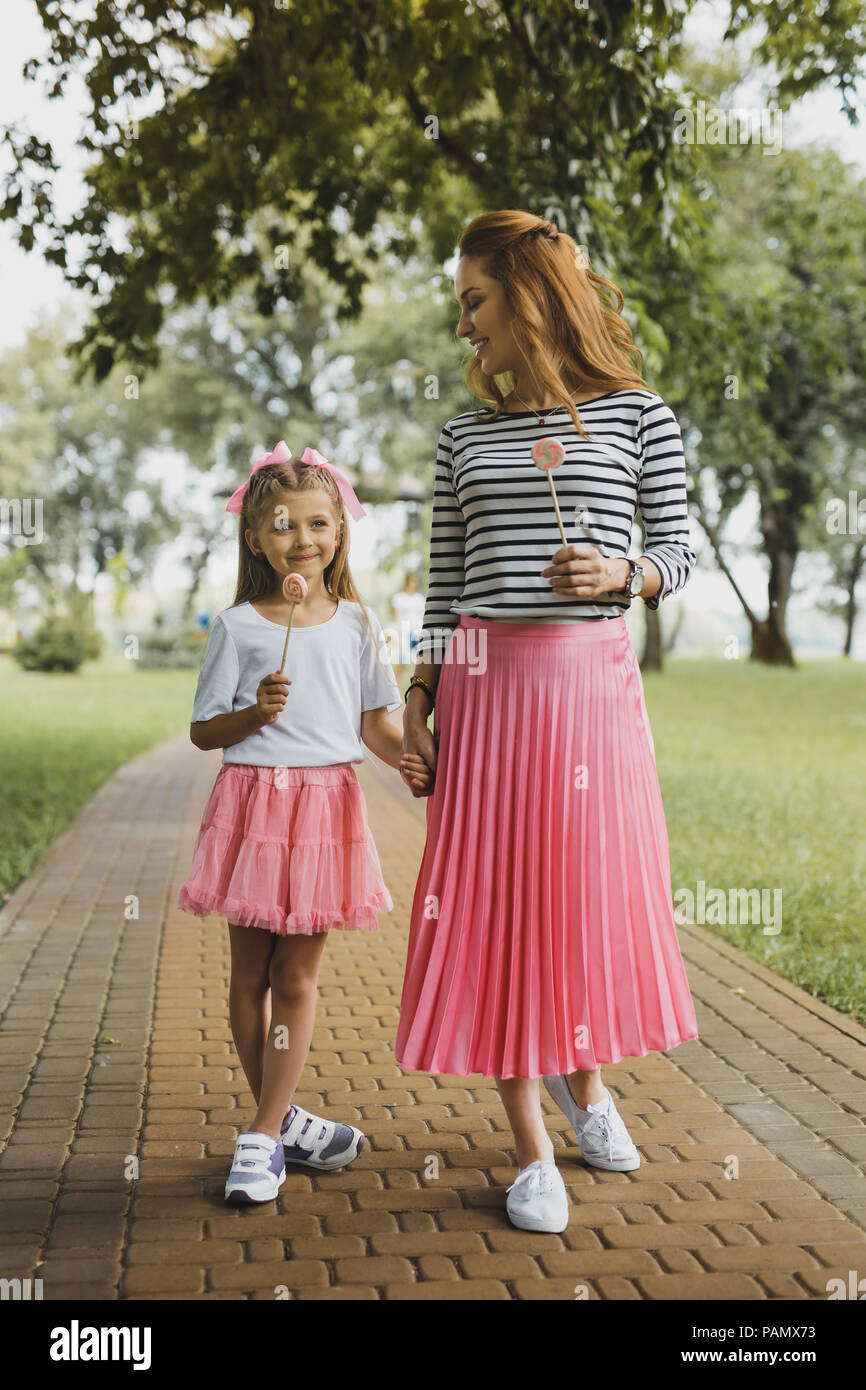 Mother and daughter skirt hires stock photography and images Alamy