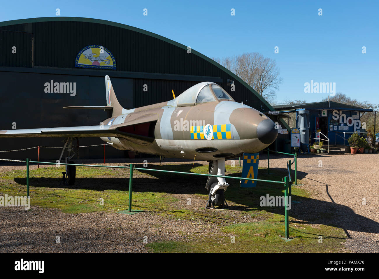Norfolk and Suffolk Aviation museum, Flixton, Suffolk, UK Stock Photo