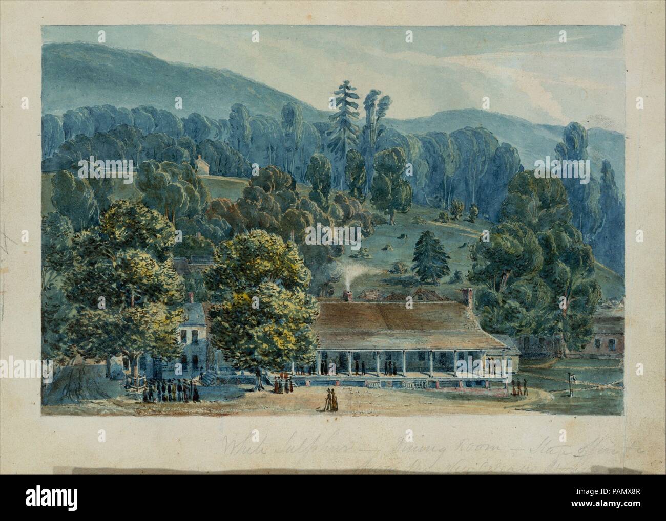 Dining Room and Stage Offices at White Sulphur Springs ...