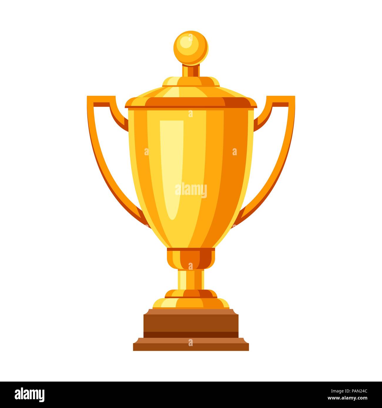 Gold cup icon Stock Vector Image & Art Alamy