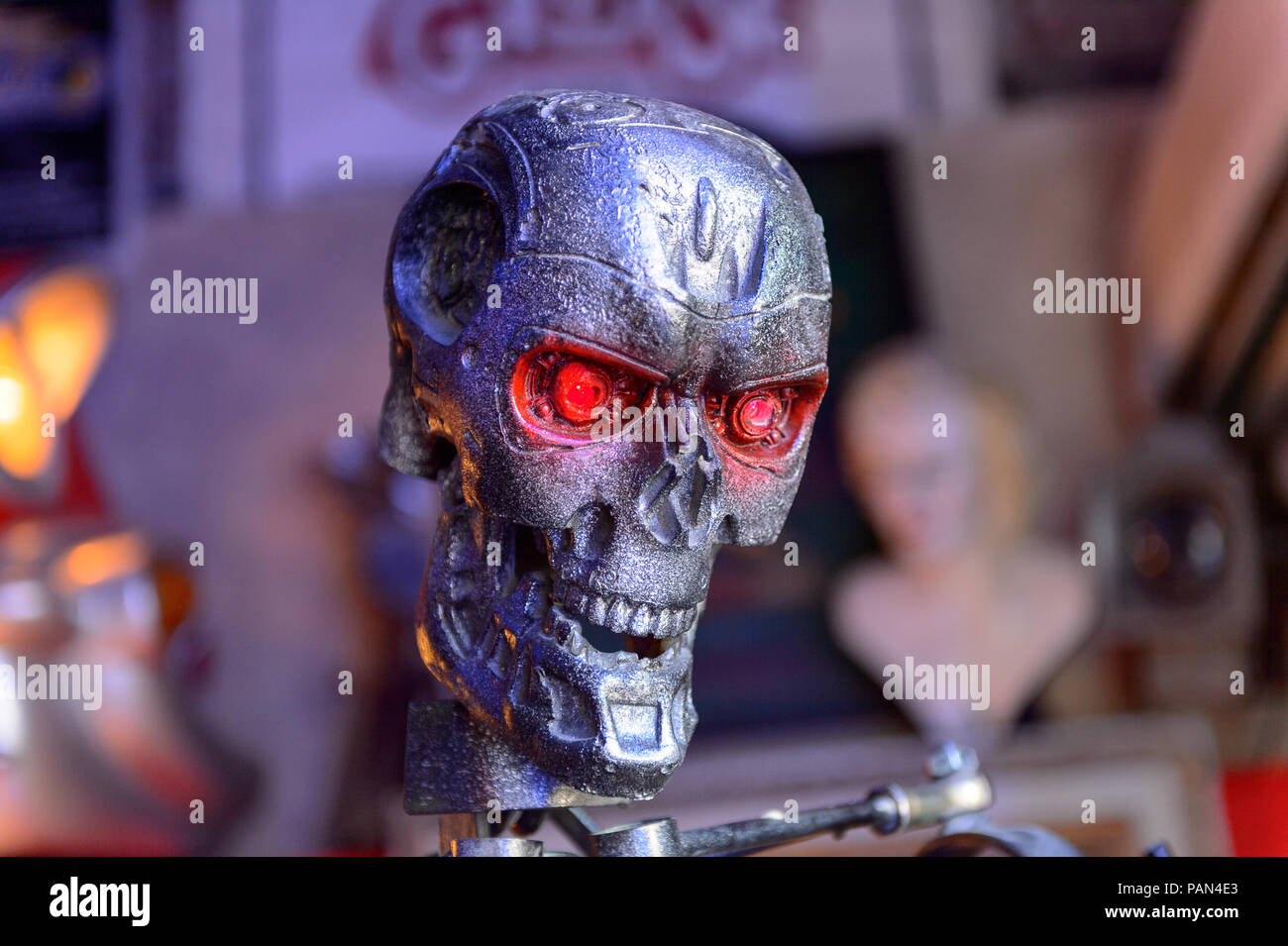 Genova Italy May 4 2016 Terminator T 800 International