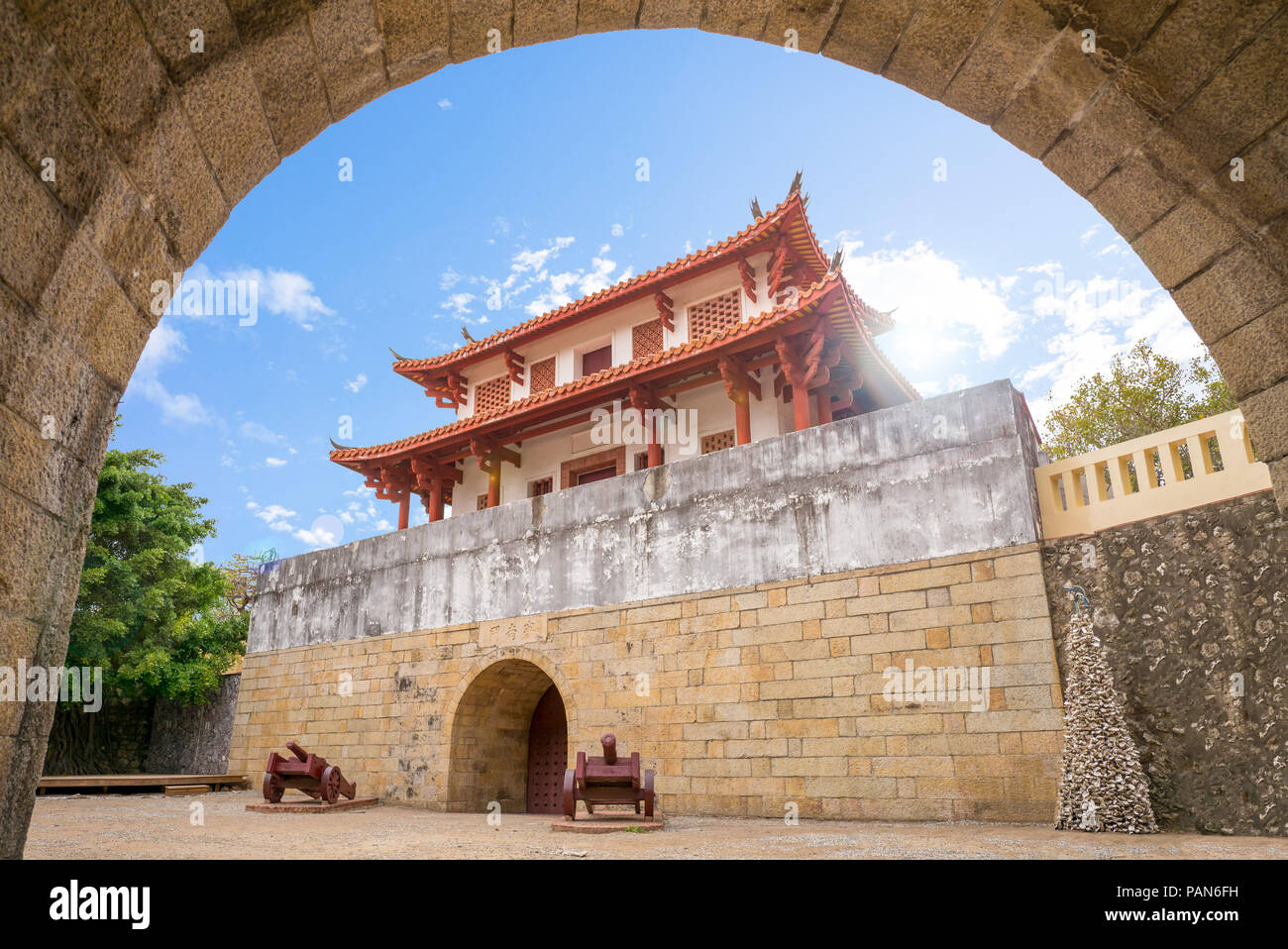 Ningnan Gate, the great south gate of tainan Stock Photo