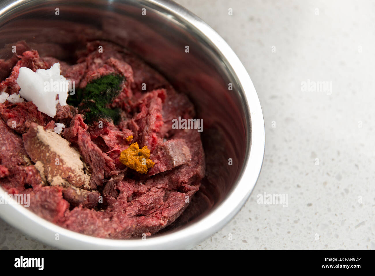 supplementing kibble with raw