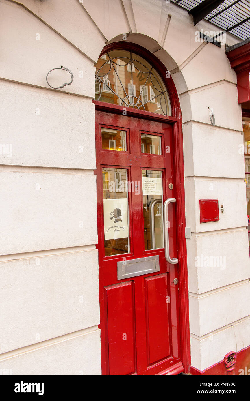 London England Jul 22 2016 Exterior Of The Sherlock