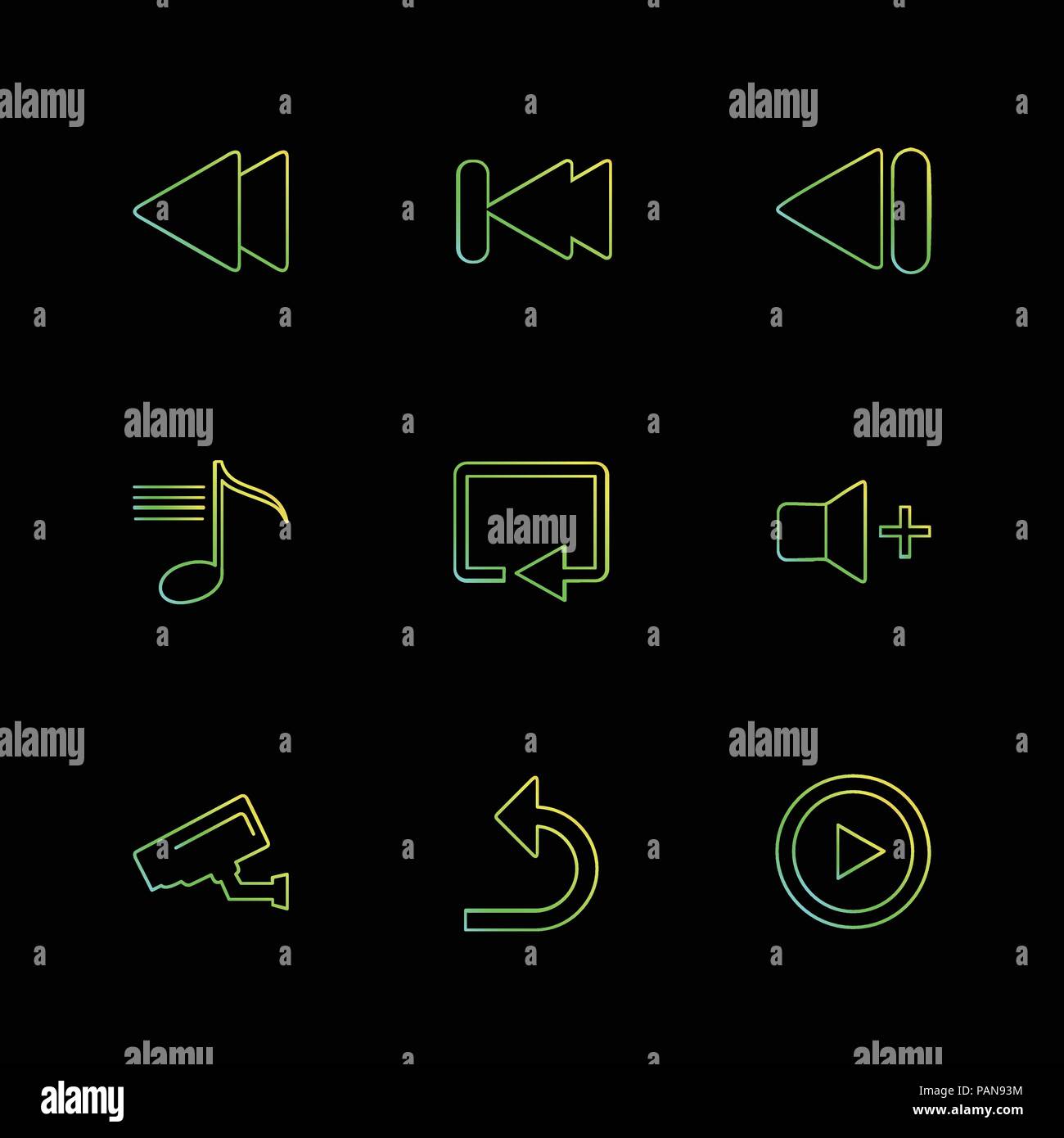 multimedia , play, pause , volume , sound , microphone , reset , mute ...