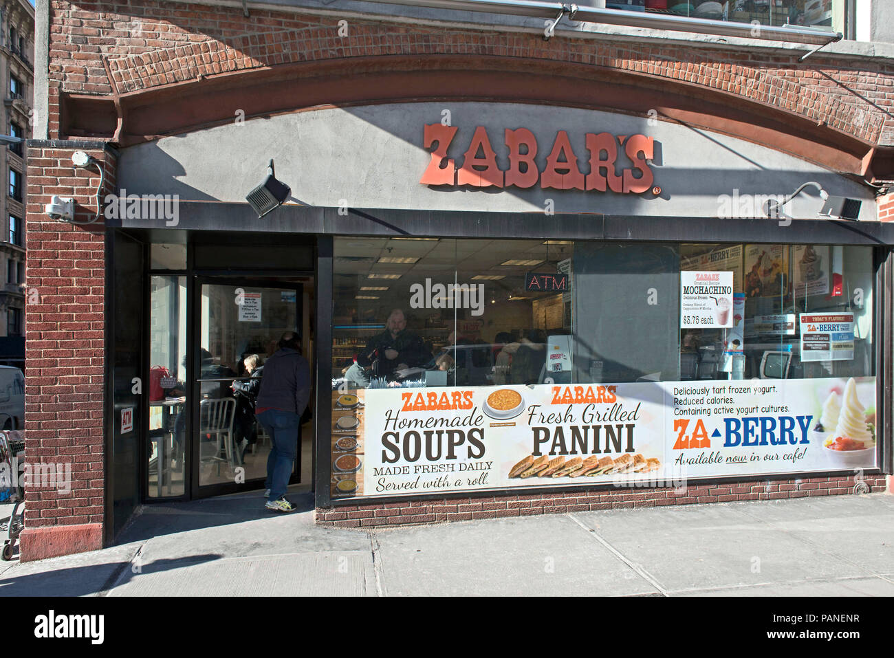 New York's most famous delicatessen shop Zabar's wich boasts a large