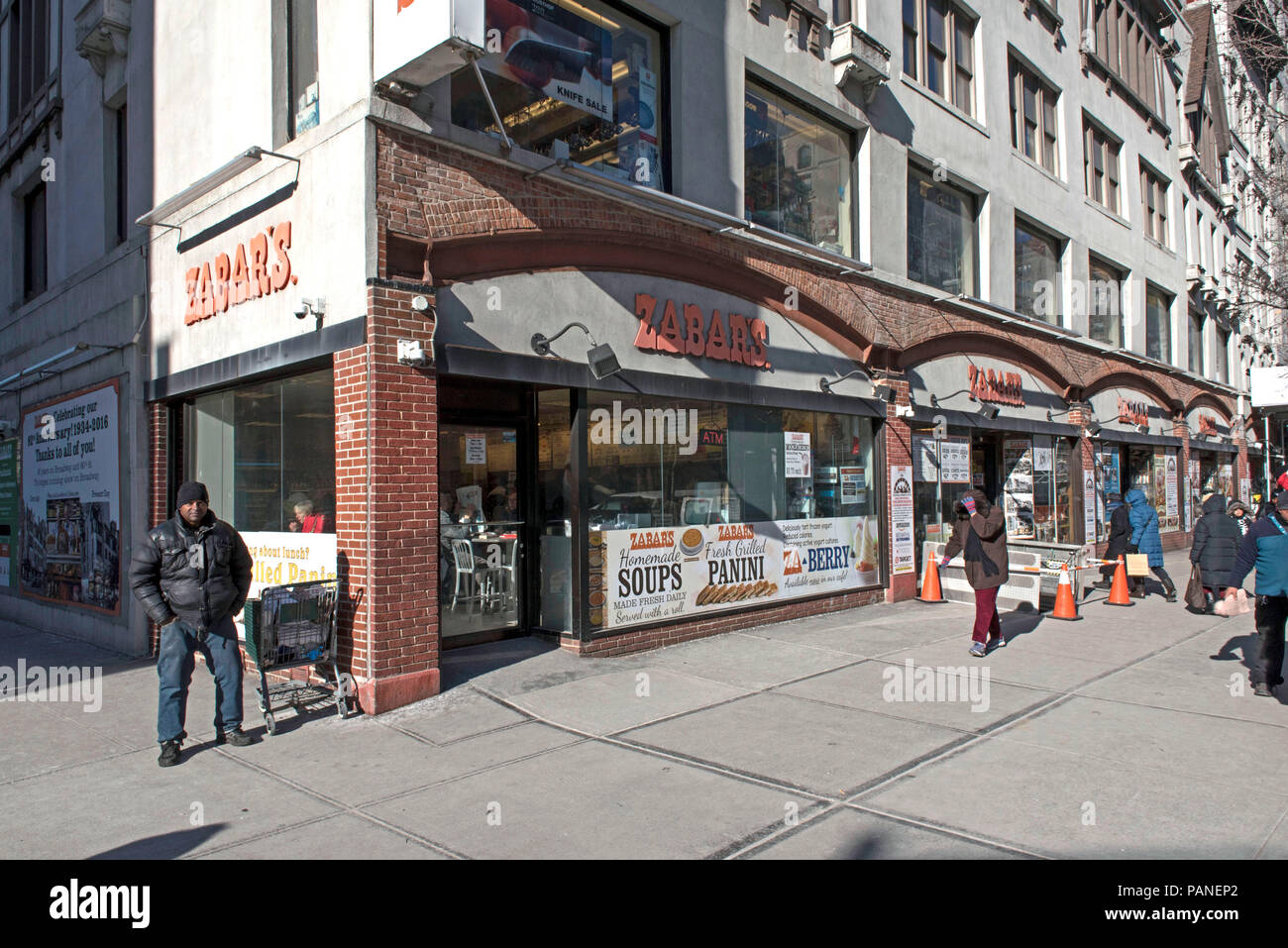 New York's most famous delicatessen shop Zabar's wich boasts a large