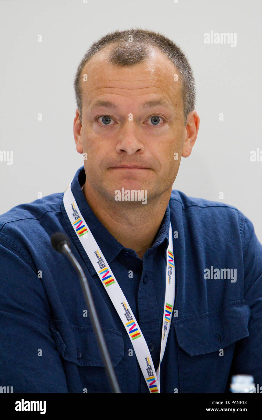 American writer Chris Bachelder is guest of 2017 Turin Book Fair Stock Photo