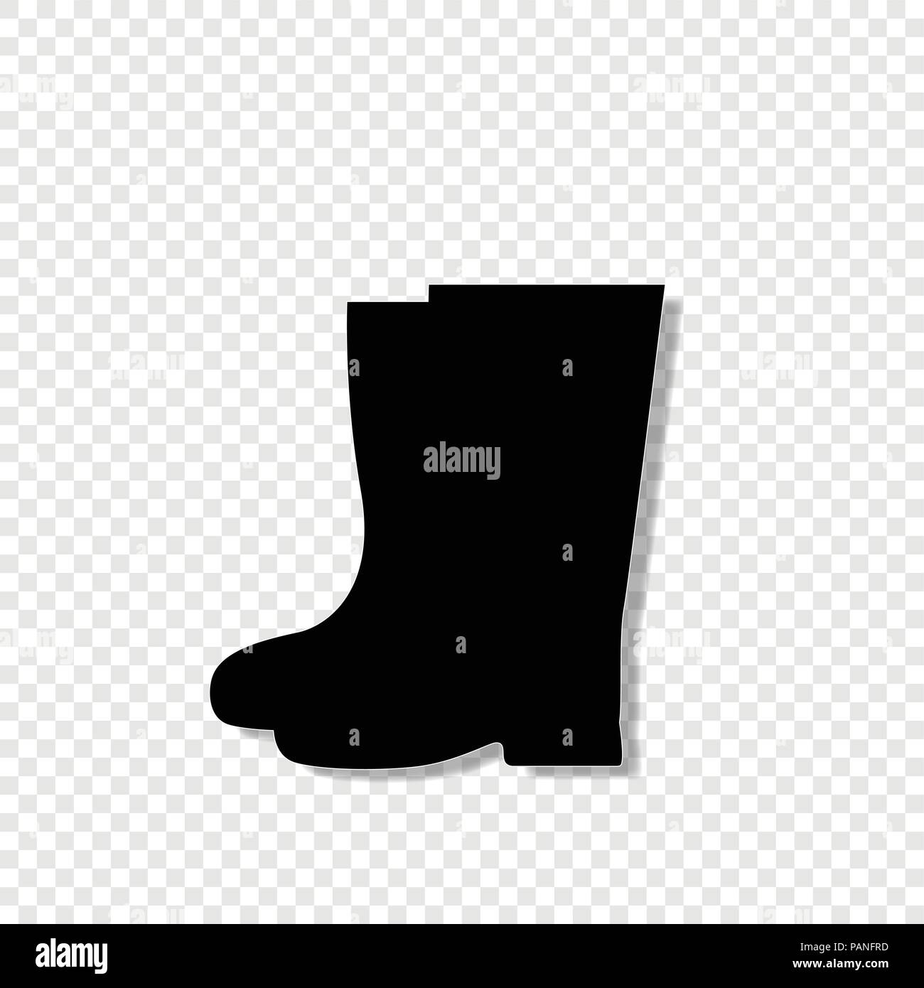 transparent rubber boots