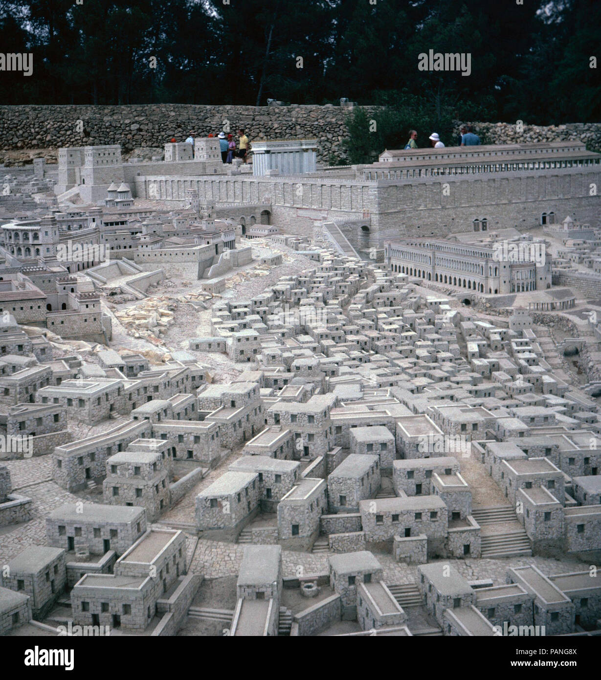 Holyland Model of Jeruusalem,David's City,Jersusalem,Isreal Stock Photo