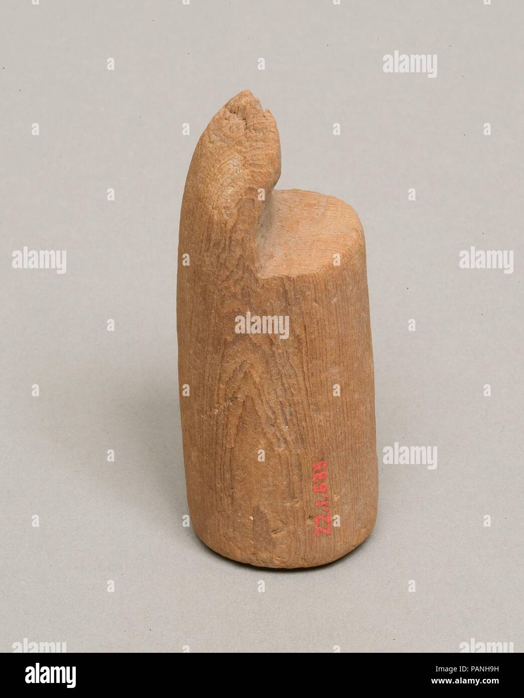 Loom equipment (?). Dimensions: l. 8.4 cm (3 5/16 in). Dynasty: Dynasty 19-20. Date: ca. 1850-1070 B.C.. Museum: Metropolitan Museum of Art, New York, USA. Stock Photo