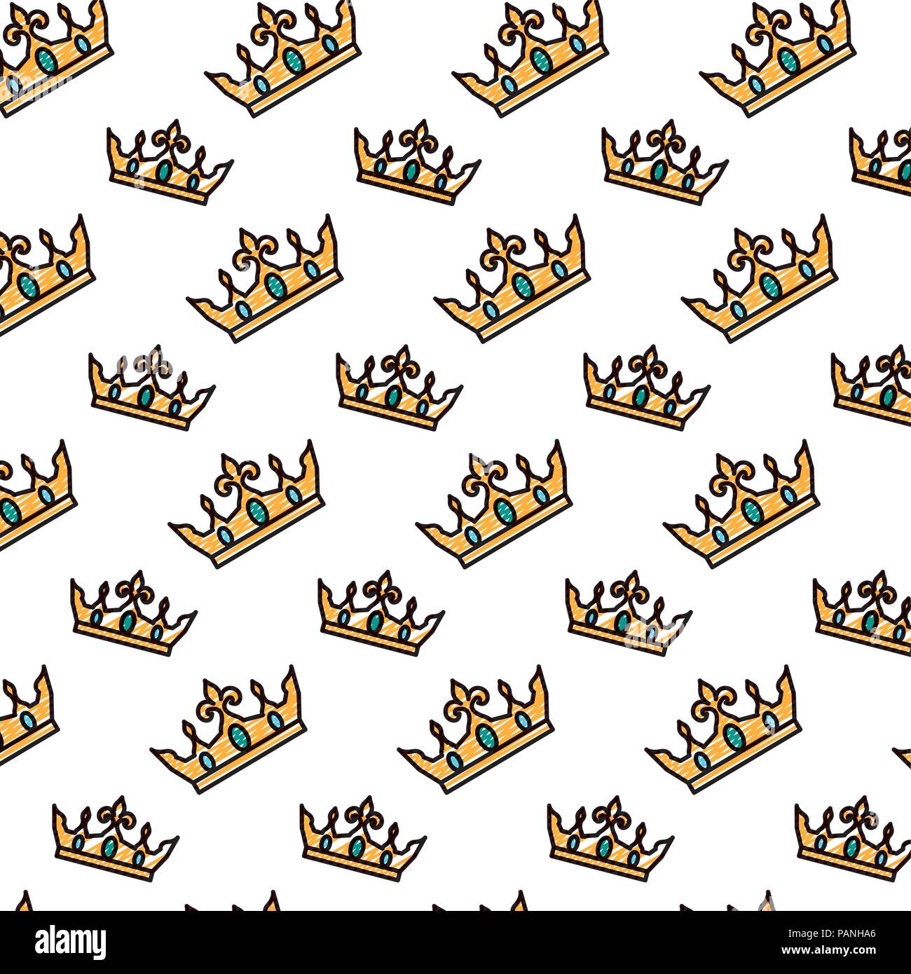 doodle metal crown royal object background Stock Vector Image & Art - Alamy